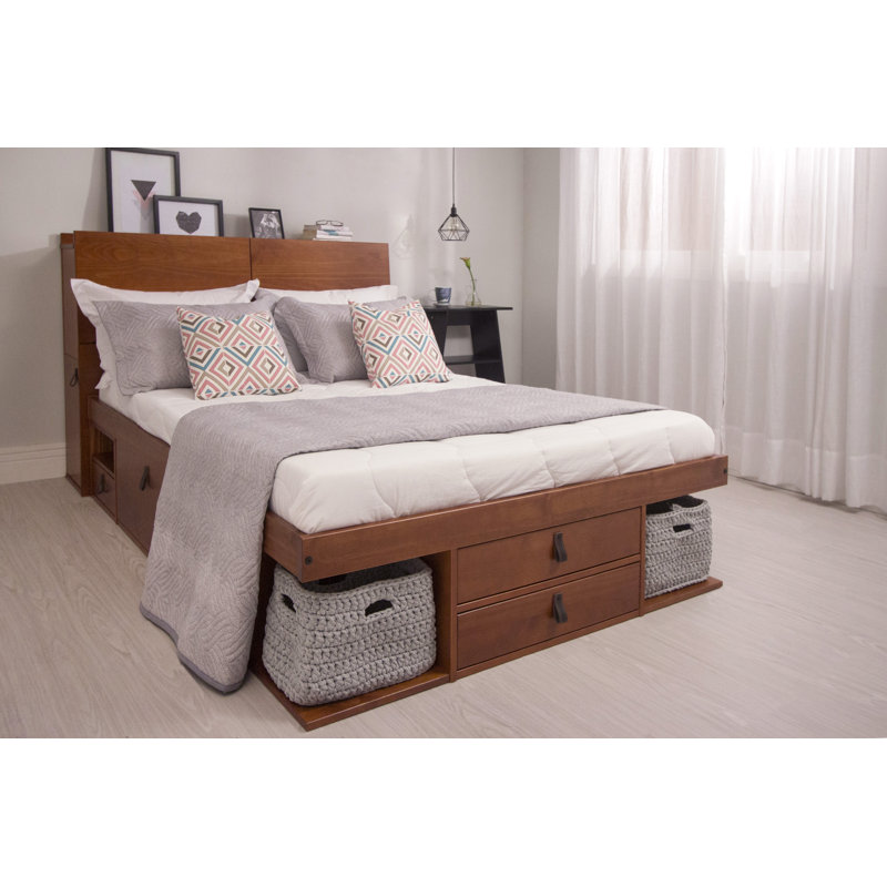 Bali Bed, Brown, European Double (140 x 200cm)