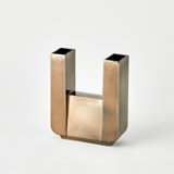Metropolis Vase-Bronze-Tall
