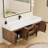 Jessica 60'' Wall-Mounted Single Bathroom Vanity-251458093