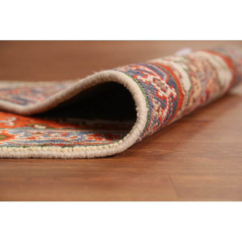 Tapis décoratif géométrique traditionnel indien 2x3