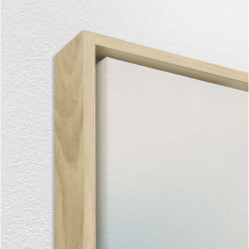 Gust, Brown Floater Framed Canvas, No, 25.5" H x 37.5" W