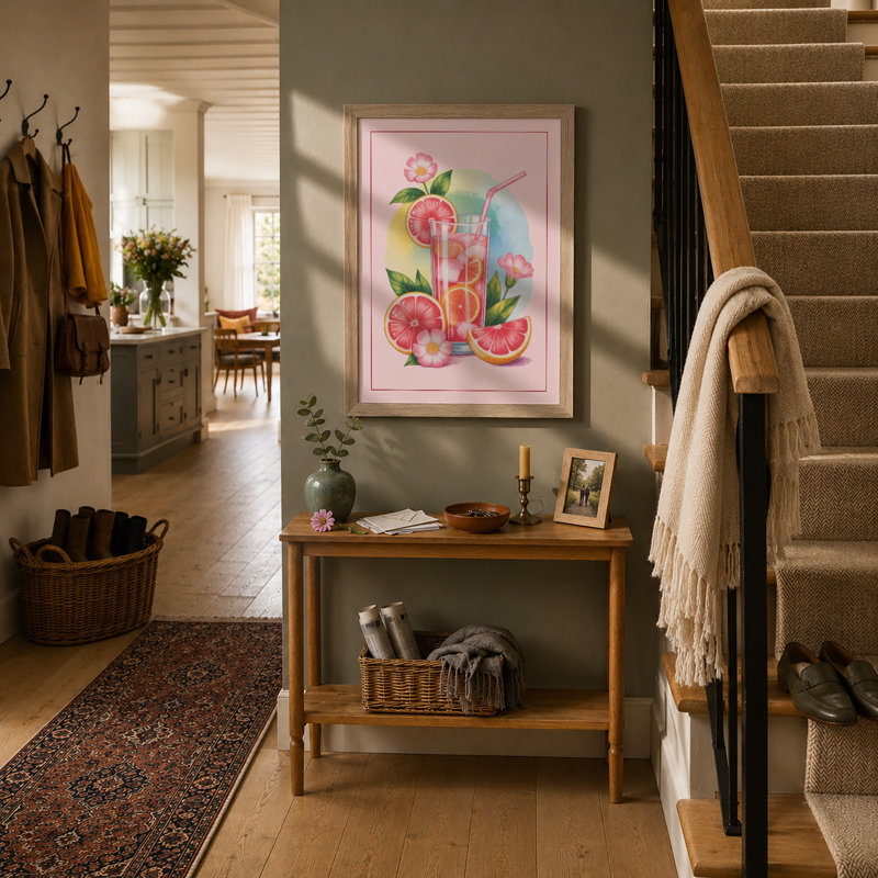 Summer Refreshment Modern - Print, Oak, A3 - 42.0 x 29.7 cm