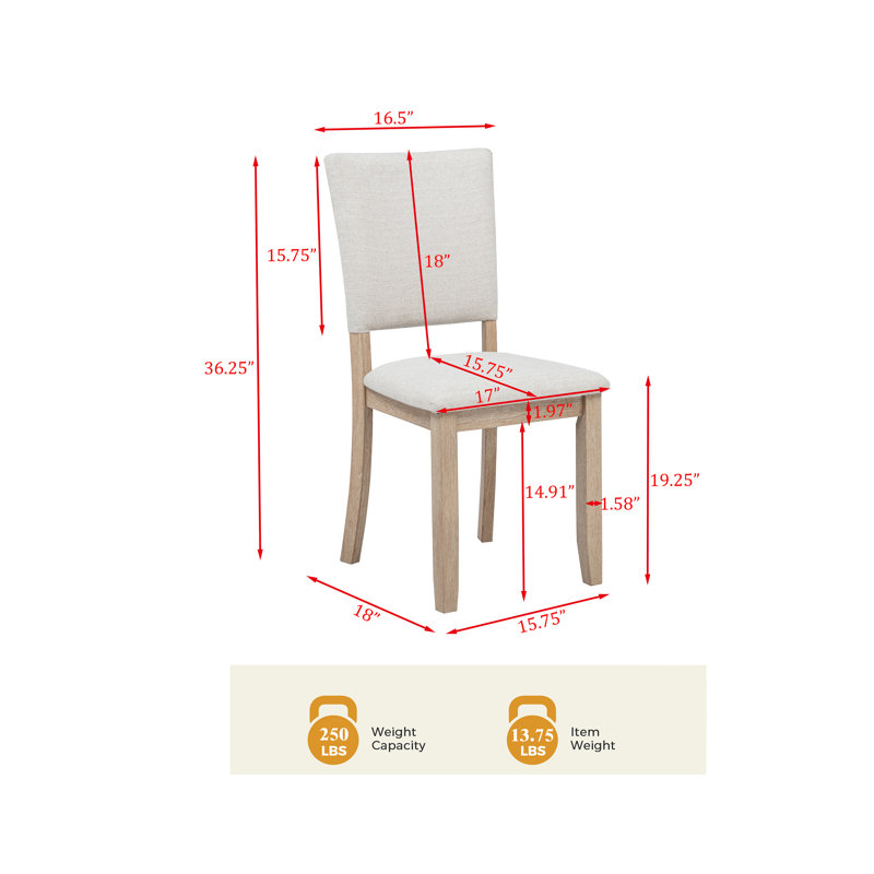 Harrisonburg Beige Upholstered Side Chair 