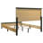Natural Pine Panel Bed