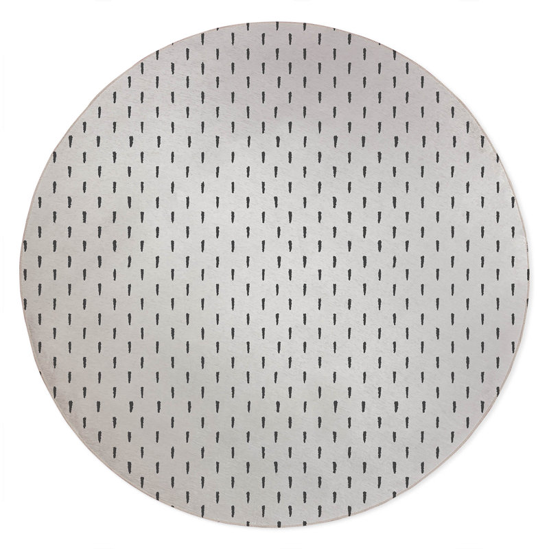 Tapis d'extérieur antidérapant Patty, Rond 5 pi