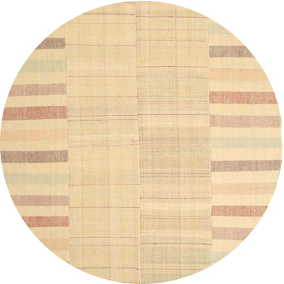 Tapis brun/vert ciel contemporain