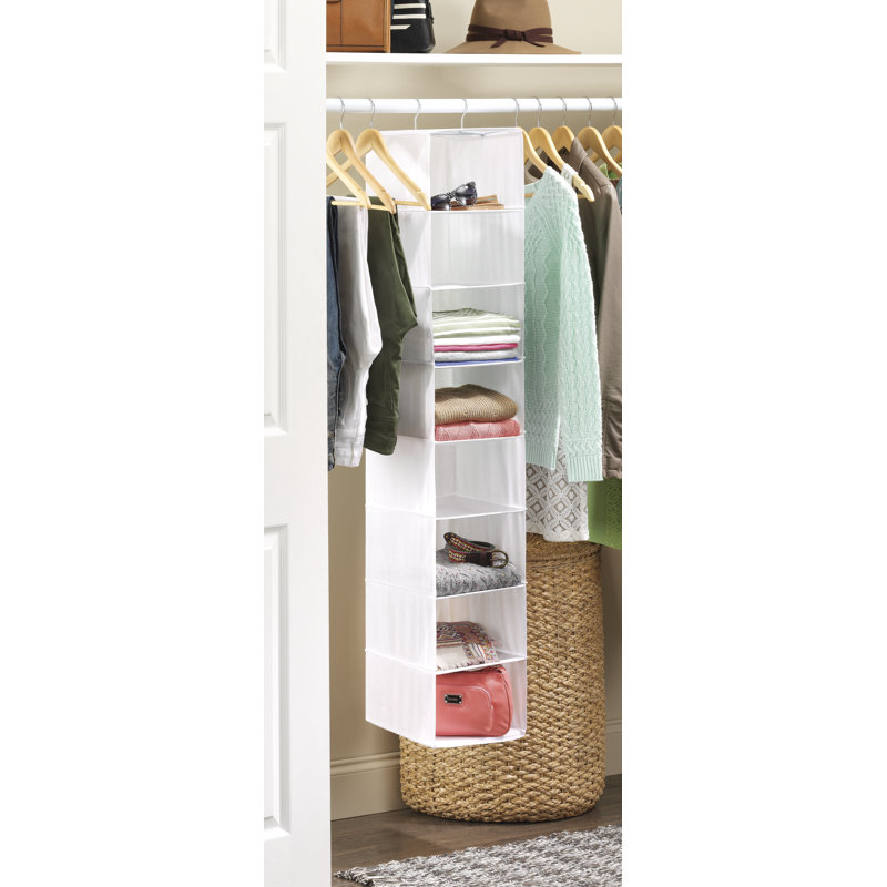 Whitmor 8 Section Accessory Shelves - White