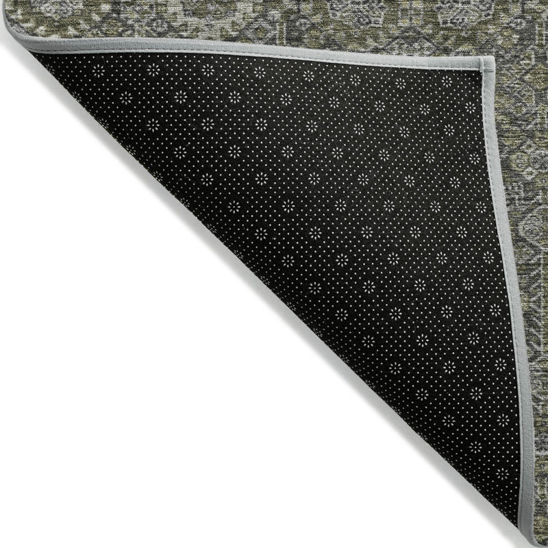 Benninger Washable Floral Indoor / Outdoor Rug, Rectangle 10' x 14'