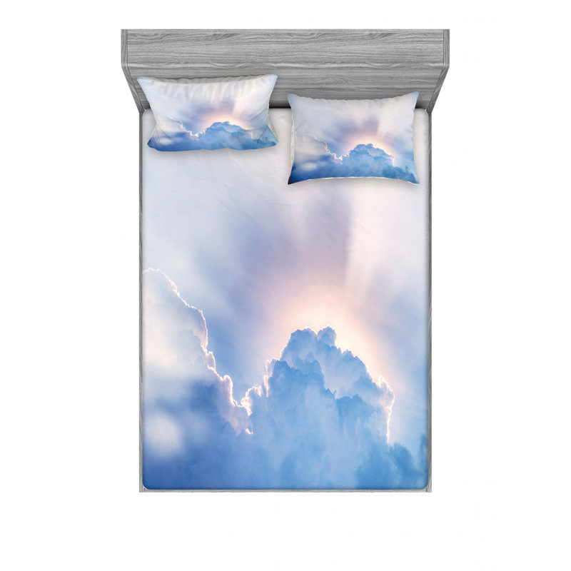 Ensemble de draps Sunbeam Be Derby, Ensemble de drap pour grand lit avec drap-housse