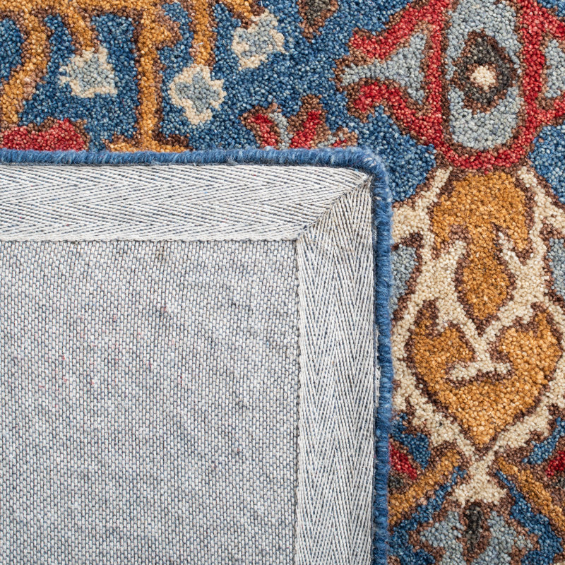 Farnhamville Hand Tufted Wool Oriental Rug, Rectangle 5' x 8'