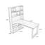 Bureau en bois massif en forme de L brun noisette-698698530-698698533