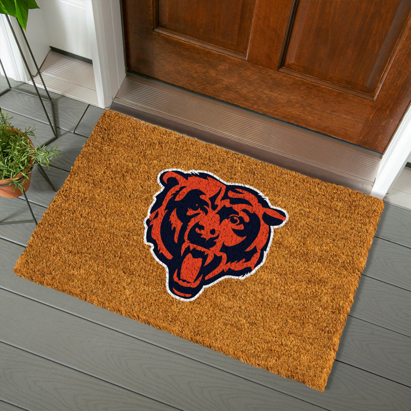 Chicago Bears Large Full Color Coir Mat, 36"x24"