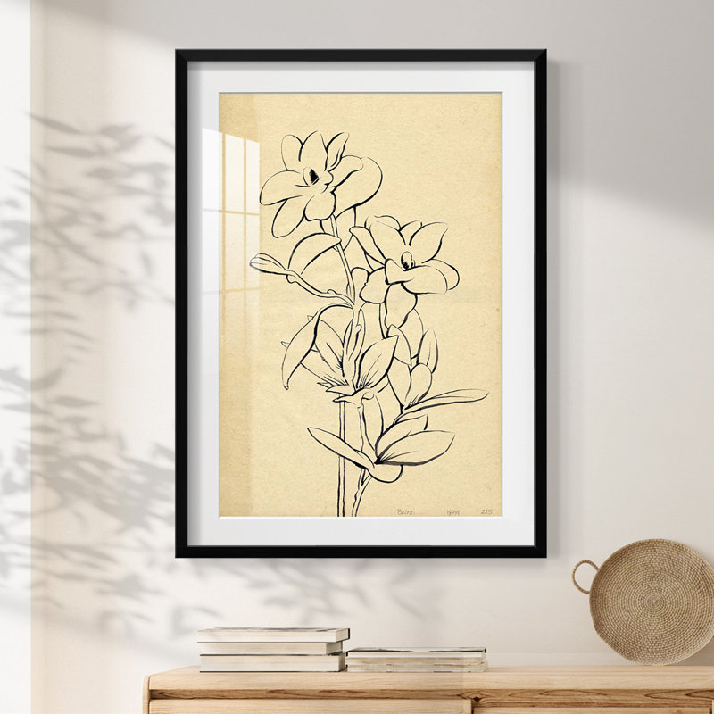 Marble VI - toile tendue avec châssis, H 28,5 po x l 20,5 po, Noir
