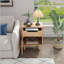 Table de chevet en bois naturel