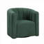 Fauteuil d'appoint pivotant avec repose-pieds Sage Green-125155019