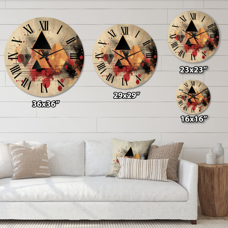 Horloge murale Alvine Sunset Boulevard, Très grand