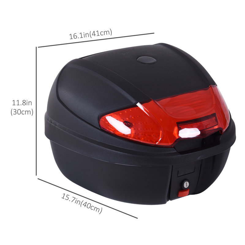 Boîte 30L pour porte-casque de moto
