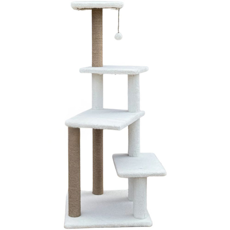 Grattoir pour chat, Blanc