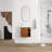 Mariae 20'' Single Bathroom Vanity with Resin Top-891143005-891143002