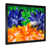 Impression noire sur toile encadrée sélectionné