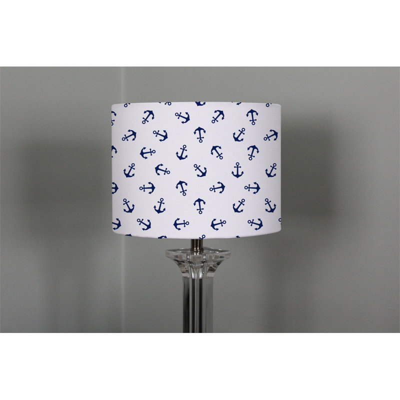 Drum Cotton Lamp Shade ( Uno ), 22cm H x 25cm W x 25cm D