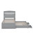 Twin XL Size Platform Bed with LED Headboard, Charging Station, Twin Size Trundle and 2 Drawers-98458974