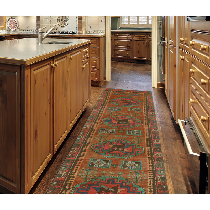 Tapis de couloir unique en laine 2 pi 11 po x 9 pi 2 po Merranda 2022