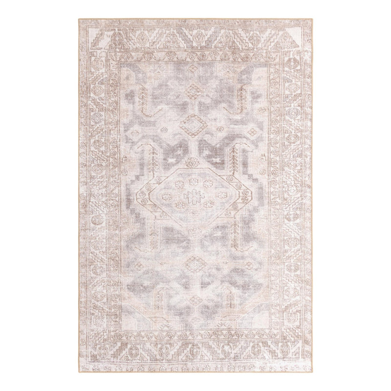 Chenille Geometric Indoor Rug, Rectangle 5' x 8'