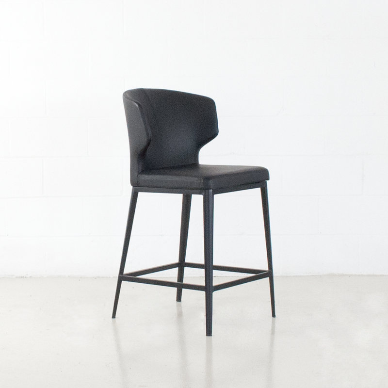 Tabouret de bar et de comptoir Aislinn, Noir, Tabouret de bar (siège d'une hauteur de 29 po)