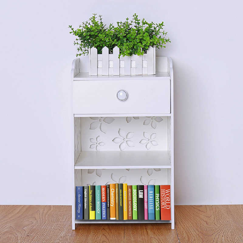 Table de chevet 1 tiroir blanche