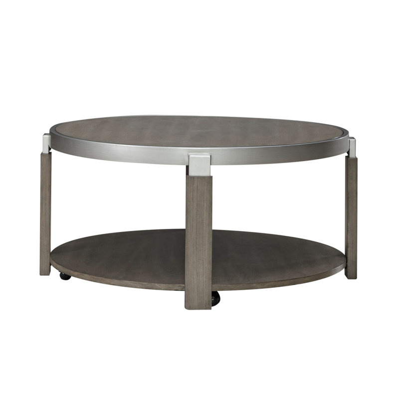 Table basse Colyt avec tablette inférieure ouverte