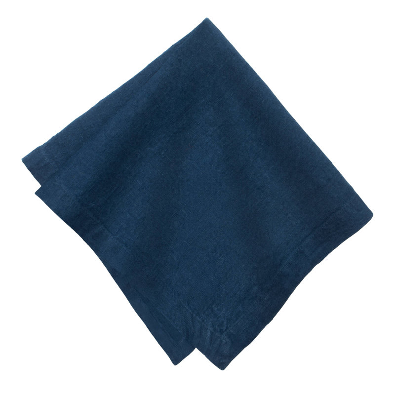 Linen Square Napkin, Navy
