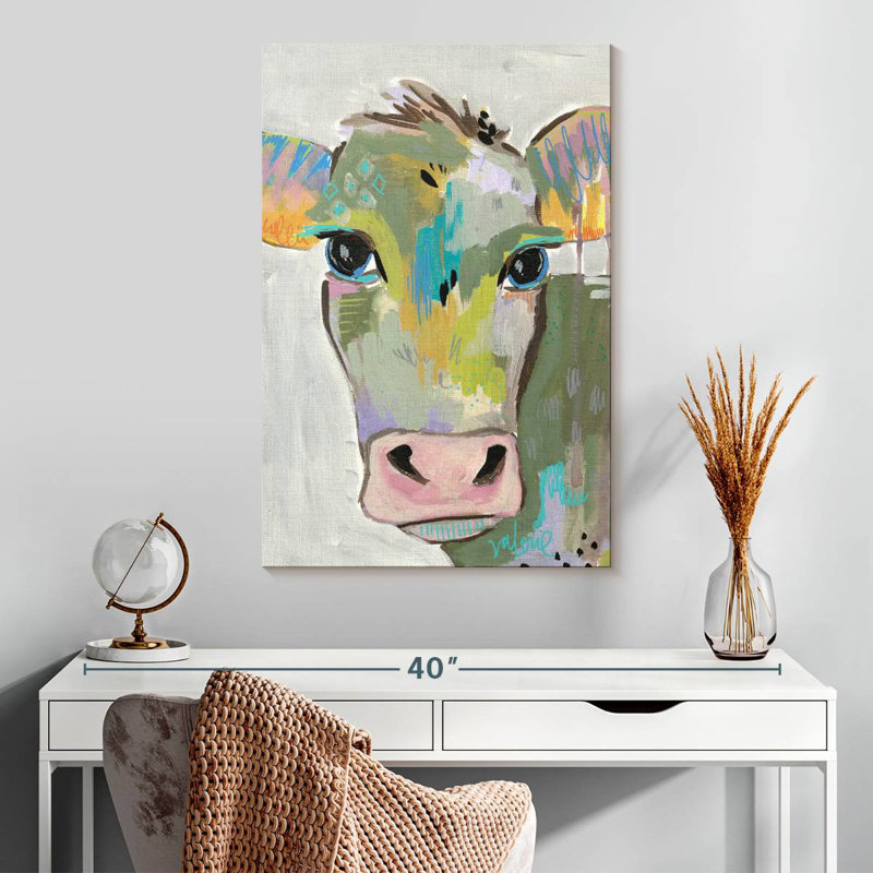 Visage de vache Brampt I, H 30 po x l 20 po