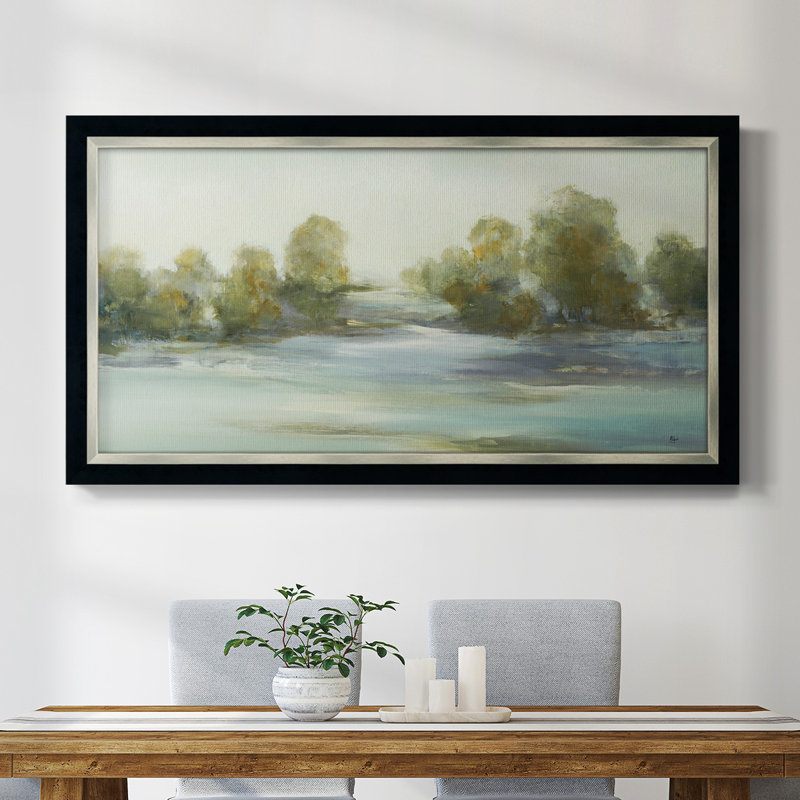 Impression sur toile tendue, "Cadre apaisant III", H 25 po x l 45 po x P 2,5 po