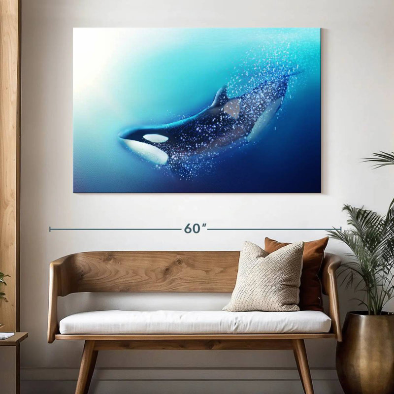Brampt Underwater Orca, 34" H x 51" W
