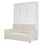 Lit escamotable double pleine grandeur avec coussin-502792474
