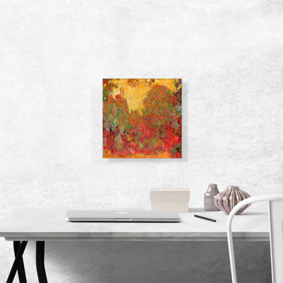 La Maison Vue Du Jardin Aux Roses by Claude Monet - Wrapped Canvas Painting Print -  ARTCANVAS, MONET31-1S-12x12