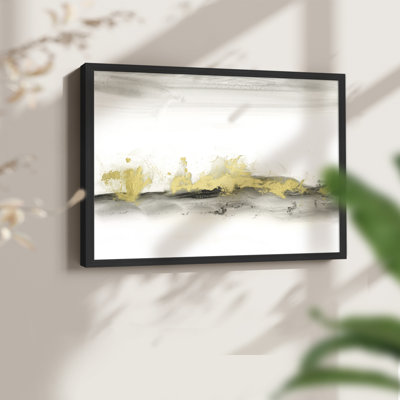 Gold on the Horizon I -Framed Print - Restickable