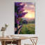 Art mural en verre trempé Lilas-1542365326