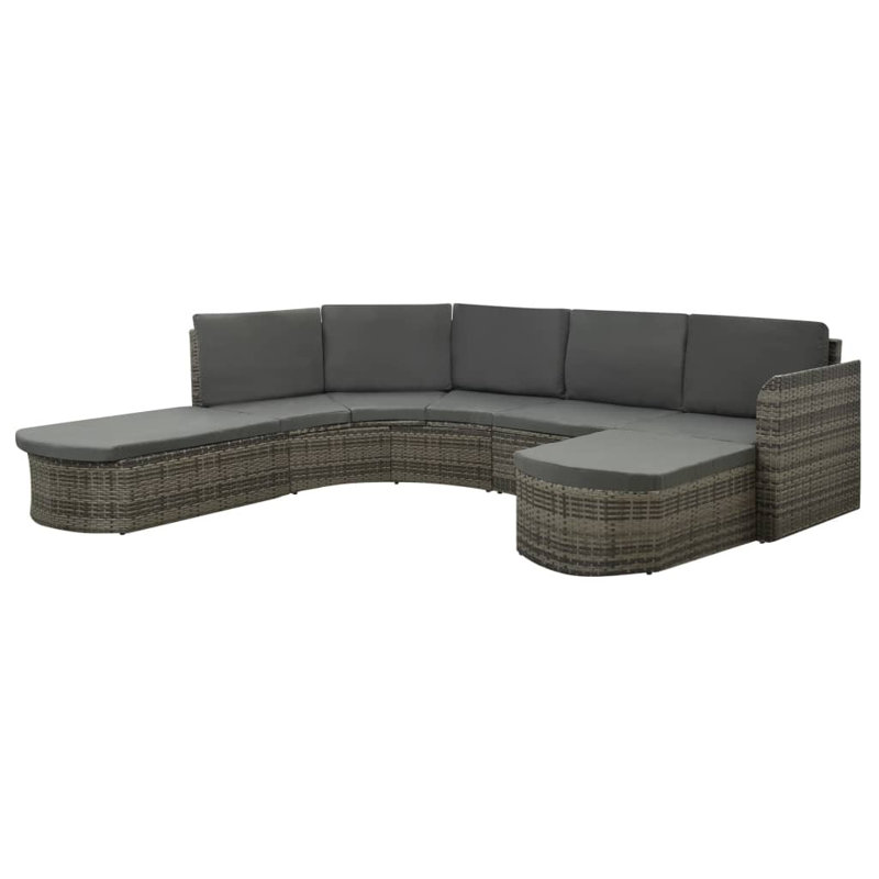 Ensemble modulaire de patio 104,7 po de large avec coussins