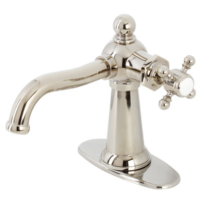 Robinet de salle de bain 1 poignée à fixation sur le comptoir avec poignée escamotable Kingston