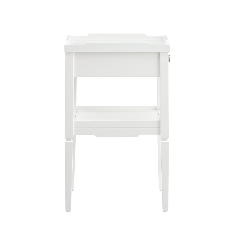 Table de chevet 1 tiroir Foley, White