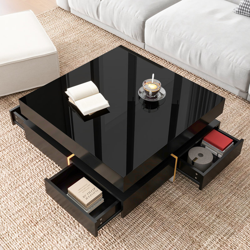 Nataka Single Coffee Table, Black