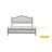 Alaja Upholstered Platform Metal Four Poster Bed-1572918639-1572918636