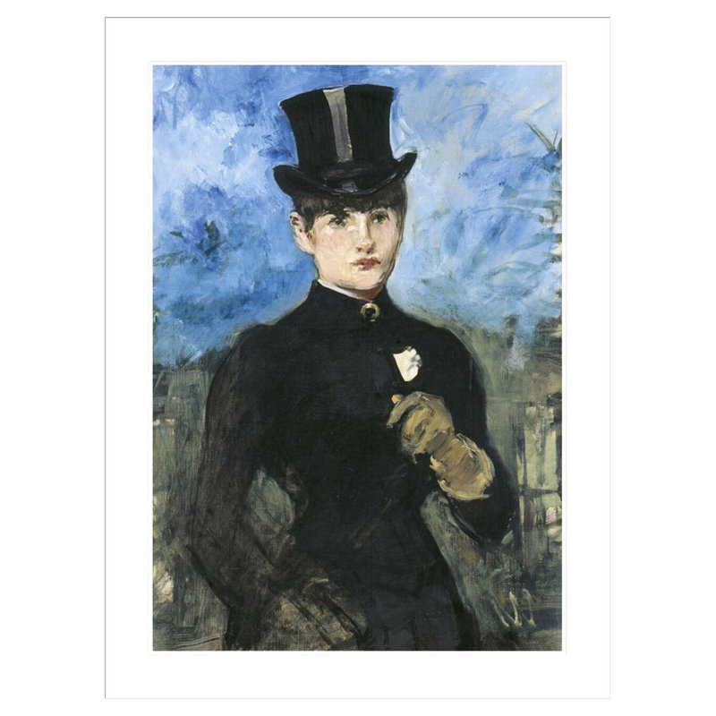 Équitation giclée encadrée par Horse Man, H 41,5 po x l 31,26 po