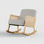 Linen Rocking Chair