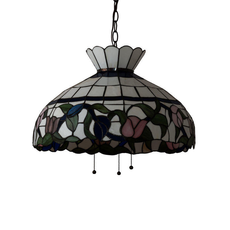 Luminaire suspendu en dôme à 3 lumières Hathaway