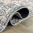 Transitional Distressed Medallion Washable Non Slip Area Rug-2134375013
