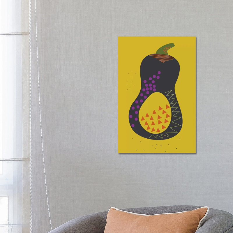 Squash by Flatowl - Wrapped Canvas Painting, 66.04 cm H x 45.72 cm W x 1.91 cm D