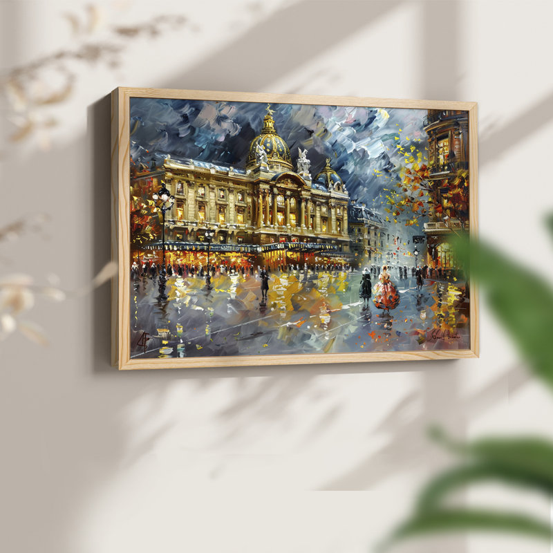 Landscape Series-CXLIX -Framed Print - Restickable, H 8 po x l 10 po, Naturel